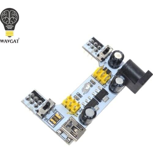 New MB102 white Breadboard Dedicated Power Module 2-way 5V/3.3V for ARDUINO Free Shipping