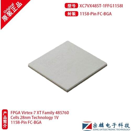 New original xc7vx485t-1ffg1158i 1158bga programmable gate array xc7vx485t