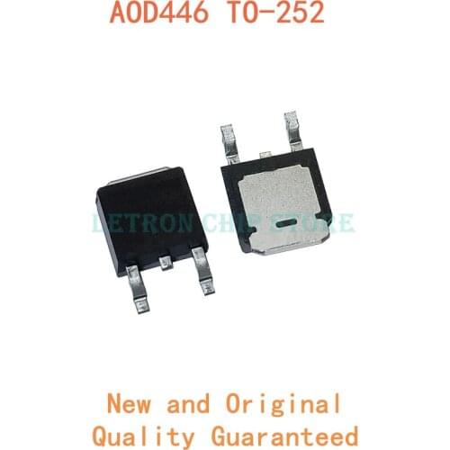 10pcs AOD446 TO-252 D446 TO252 MOSFET N-CH 75V 10A original and new IC