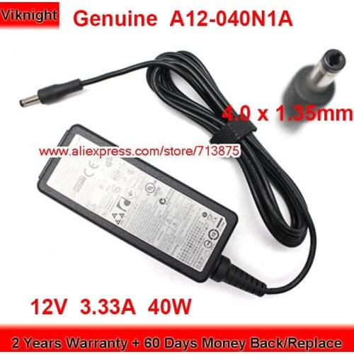 Genuine for Samsung AD-4012NHF 12V 3.33A 40W AC Adapter A12-040N1A with 4.0 x 1.35mm Plug Power Supply
