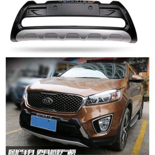 ABS Car Front+ Rear Bumper Protector Cover Guard Skid Plate Fits For KIA Sorento 2015 2016 2017 2018