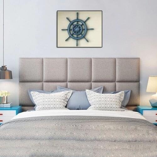 Bed Headboards Soft Package Thickened Anti-collision Tatami Wall Sticker Home Rear Walls Decor Head Padded Bed Bedroom Furniture