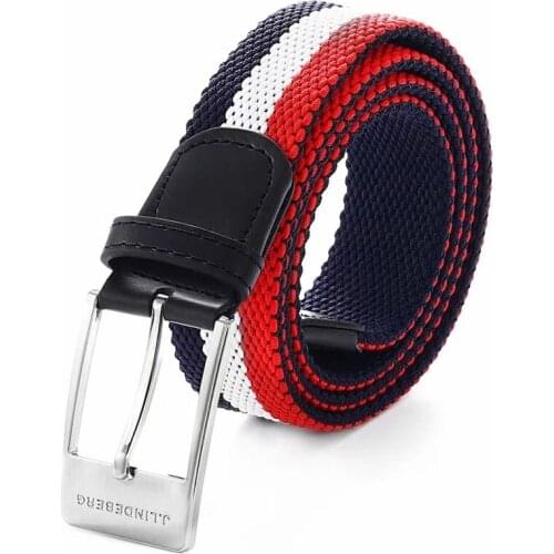 Golf Sports Belt Alloy Buckle Woven Sports Leisure Belt Men And Women High Quality Golf Accessories Free Shipping