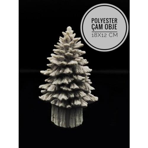 Christmas Polyester Pine Tree 18 X12 cm paintable decorative objects декоративные предметы под роспись