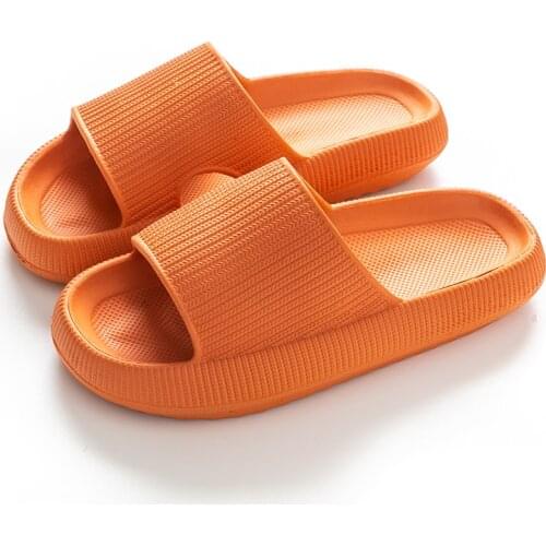 2021 Leisure Men Ladies Indoor Bathroom Anti-slip Shoes Women Thick Platform Slippers Summer Beach Eva Soft Sole Slide Sandals