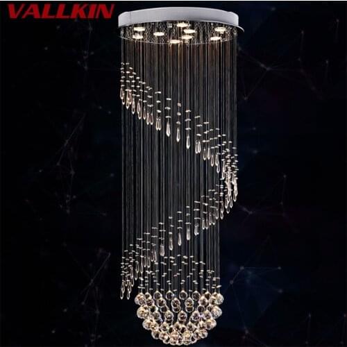 Modern Crystal Chandelier Living Room lustres de cristal Home Decoration LED Chandeliers Pendant and Suspension Hanging Lighting