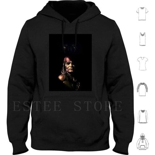 Apache Wolf Spirit Hoodies Long Sleeve Apache Wolf Spirit Legend Animal Eyes Hunter Silhouette Dark Night Nature