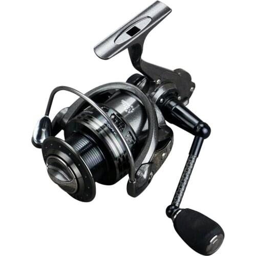 WOEN All-metal aluminum body LM2000--5000 Spinning wheel fishing reel 13 + 1BB Sea fishing Distant Wheel CNC carbon rocker