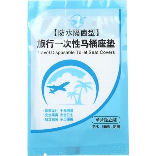 1/10Pcs Travel Disposable Toilet Seat Covers Mat 100% Waterproof Toilet Paper Pad For Travel/Camping Bathroom Accessories Set