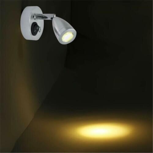 2 Pcs 12V 3000K LED Reading Light Spot Wall Lamp Switch For Camper Van Caravan Boat Motorhome Car Accessories