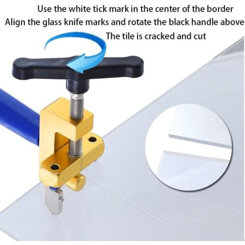 203F Manual Tile Cutter for Cutting Ceramic Tiles Glass Tile Opener Construction Tool