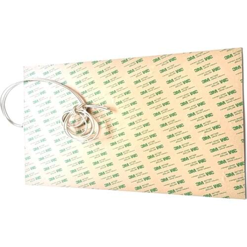 540*1200*1.5mm 220v 2500w Flexible Silicone Rubber Heating Mat for machine adhesive 1 side 1000mm lead out from 540mm side