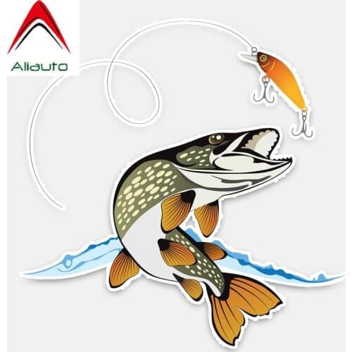 Aliauto Animal Car Stickers Cartoon Fish PVC Decal Automobiles Motorcycles Styling Boat Kayak Cover Scratches,15cm*15cm