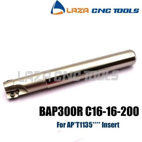 BAP300R C16-16-200-2T Face Mill Shoulder Cutter For Milling Machine,Factory Outlet,200mm Milling Cutter for APMT/APKT1135 Insert
