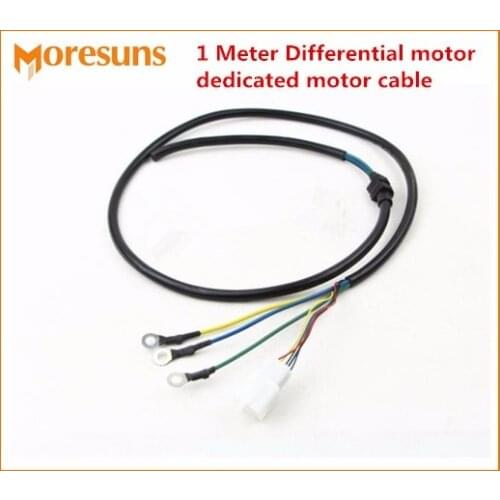 Free Ship 2PCS 1M Differential motor dedicated motor cable/High temperature resistant electric wire 8 core Electrie wire kit