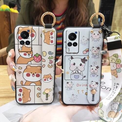 Glitter Cute Phone Case For VIVO X60 Pro Global/X60 Curved Original For Man Fashion New Arrival TPU