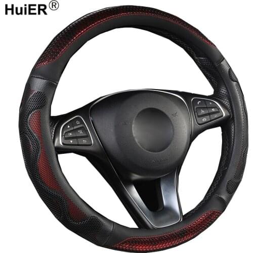 Car Steering Wheel Cover Fashion New Cool Style 38cm 4 Colors Durable Braid on the Steering-wheel Non-slip Auto Car Protector
