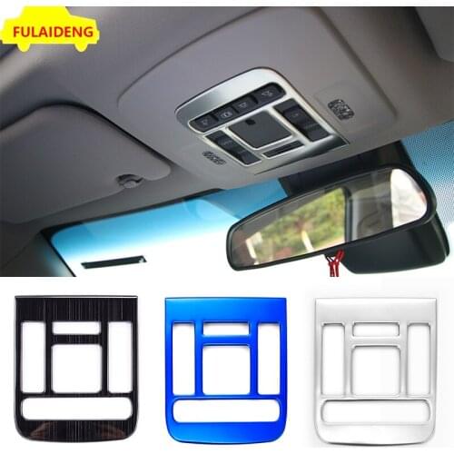 For Toyota Camry 2018-2020 stainless steel Interior front&Rear Reading Light Lamp Cover Trim Car Styling Accessories