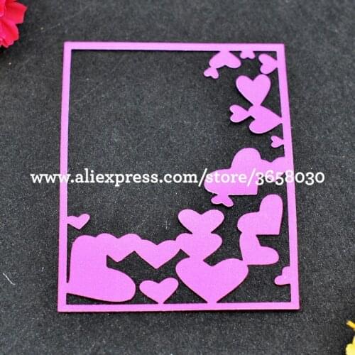 Heart Frame Metal Die cutting Dies For DIY Scrapbooking Photo Album Embossing Folder 80725136