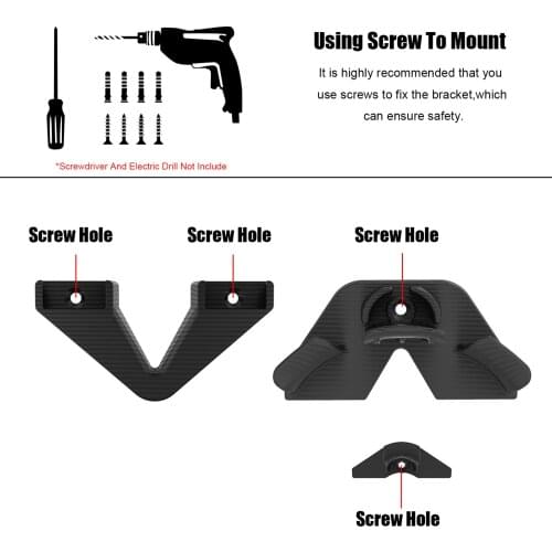 VR Wall Mount Hook Stand Bracket for Oculus Rift S VR Headset Touch Controllers Cable Stand Holder Accessories