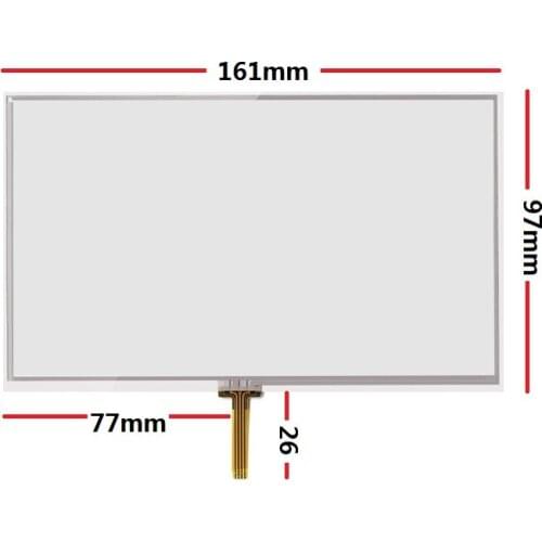 New 7-inch touch screen suitable for X10 X20 handheld navigator E navigation GPS welding handwriting screen 162*97mm