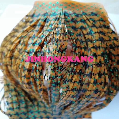 200 strands Silicone Skirts Fishing Accessories, DIY spinnerbatis buzzbaits rubber jig lures, Salty Squid Rubber---90