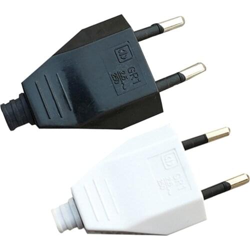 250V 16A Rewirable EU Power Cord CE Male Plug Female Socket Electrical Plug Industrial Vintage Style Rewire Plug Adapter