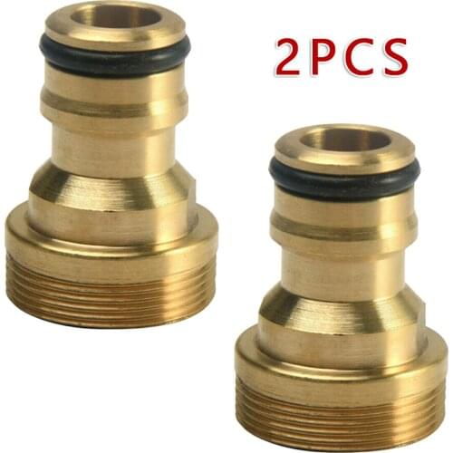 Mixer Thread connector Hose Garden Pipe Joiner Fitting 23/21mm Brass Set