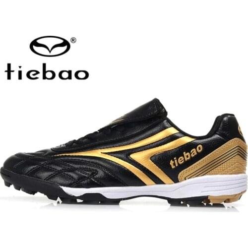 TIEBAO Professional Children Kids Teenagers TF Turf Sole Football Boots Sneakers Training Soccer Shoes Parent-Kid Shoes EU32-37