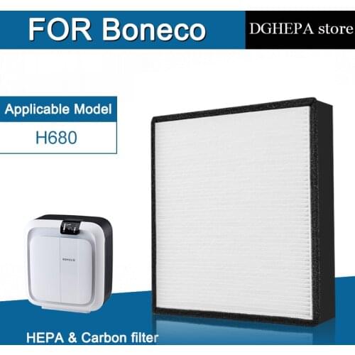A681 HEPA Carbon Filter for BONECO HYBRID Humidifier & Air Purifier H680 Replacement Highly efficient particle filter