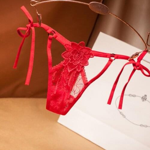 Womens Panties Sexy Lingerie Hollow Female String Thong Low Waist Brief Temptation Underwear Women Clothes Erotic Lingerie