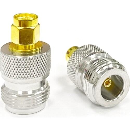 1pc N female jack switch SMA male plug RF Coax Adapter convertor Straight Nickelplated NEW wholesale