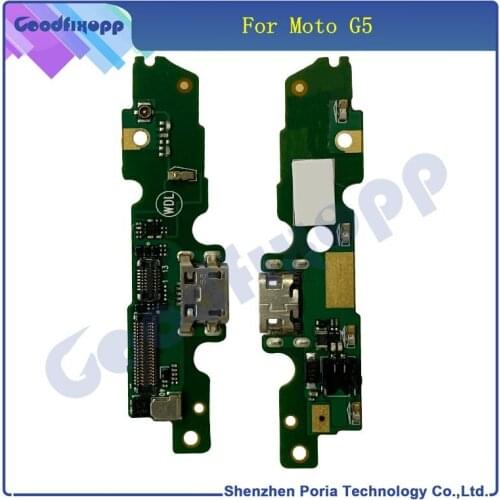 1 Pcs New Original For Motorola G5 USB Charger Charging Port Dock Connector Flex Cable Replacement Parts For Motorola G5