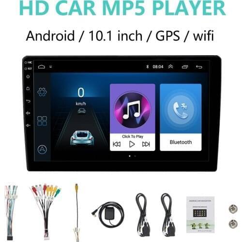 2din car radio 10.1 inch android system auto stereo touch screen WIFI GPS car universal multimedia player bluetooth carplay FM