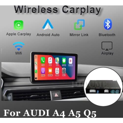 Wireless Carplay MMI Android Auto Interface box For AUDI A4 A5 Q5 S5 3G MMI system multimedia Original Screen Update