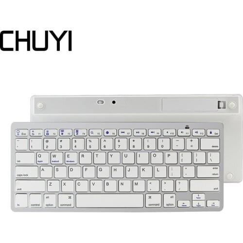 Wireless Bluetooth 3.0 Keyboard Ultra-Thin Touchpad 78-Keys Multi-Language Keypad For PC Laptop Mac iOS Andorid System