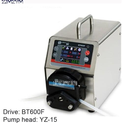 BT600F YZ15 lab High Big Flow Precise Dispensing Intelligent Peristaltic Dosing Pump Water Liquid Industry Pump 0.006~1700ml/min