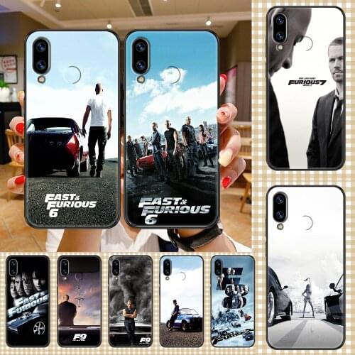 Movie Fast & Furious Phone case For Huawei Honor 6 7 8 9 10 10i 20 A C X Lite Pro Play black pretty funda tpu back soft hoesjes