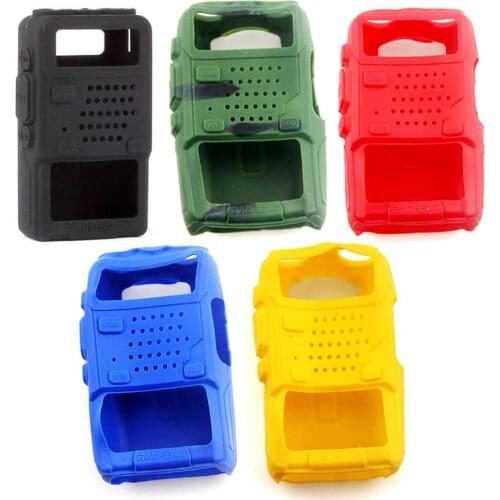 Case Bag for Baofeng UV-5R UV5R UV5RA UV-5RE Plus F8 Protective Cover Walkie Talkie Two Way Radio Protection Soft Silicone
