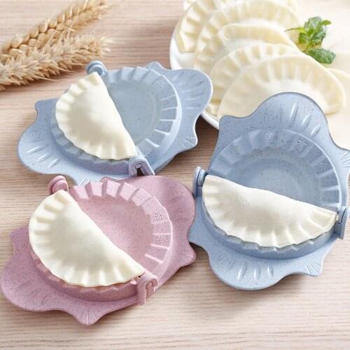Dumplings Maker Tool Wheat Straw Jiaozi Pie Ravioli Mould Dumpling Clips Baking Molds Chinese Food Pastry Kitchen Accessories