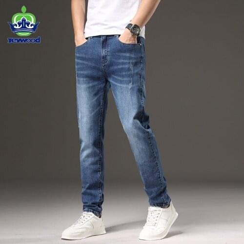 Мужские обтягивающие джинсы JEYWOOD China At AliExpress