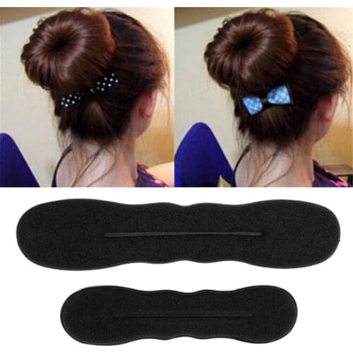 Women Classic Magic Hair Twist Hair Styling Tools Quick Bun Donut Curler Maker Fashion Sponge Braiders Tool Headwear Accessories