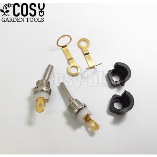 2set On/Off Spring Stop Switch Bushing Sleeve Set Fits For Chinese 4500 5200 5800 Chainsaw Replacement Power Tool Accessories