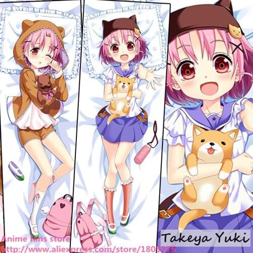 Cute Japanese Anime Pillowcase School-Live Takeya Yuki Loli Lovely Kawaii Pillow Case decorative Hugging Body Bedding