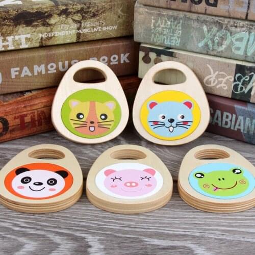 Cartoon Ball Castanets Sand Board Puzzle Early Education Orff Children Musical Instruments Music Sand Hammer Toys