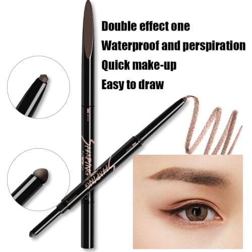 MYG eye cosmetics Eyebrow Pencil Natural Easy to Wear Long-lasting Waterproof Black Coffee Gray Eyebrow Pencil Makeup Tools