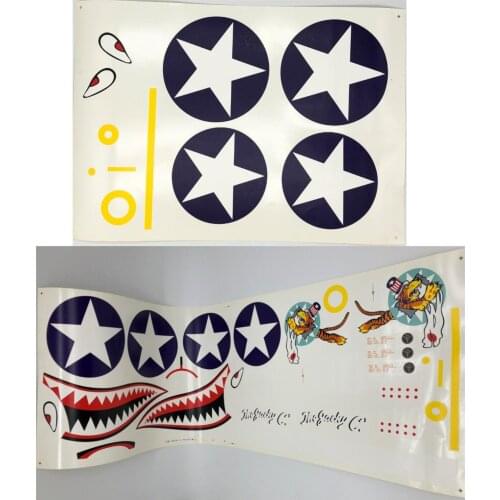 Decal Set for Skyflight LX model P40 RC airplane model