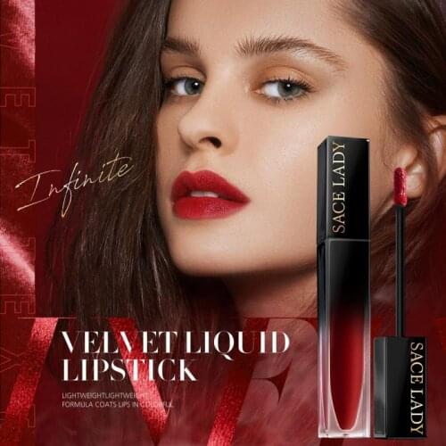 NEW Velvet Matte Lipstick Matte Waterproof Non-marking Long Lasting Matte Lipstick Tubes Sexy Lipstick Pigments Makeup TSLM1