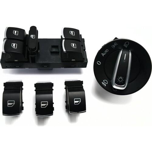 New AUTO headlight Switch SET For VW Jetta Golf MK5 6 Passat B6 Tiguan 5ND 959 857 5ND 959 855 5ND 941 431B free shipping