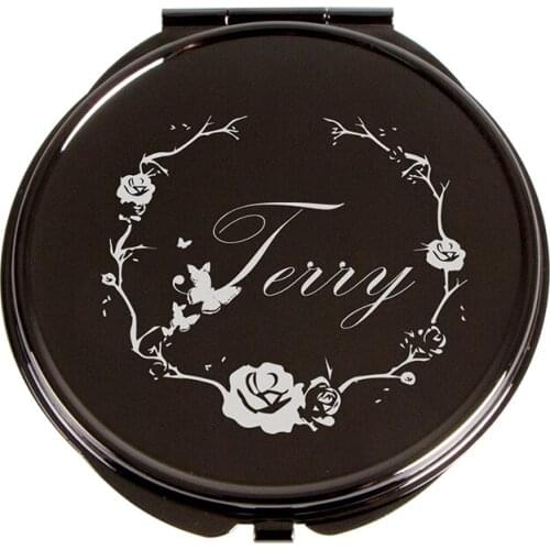 Wholesale Compact Make Up Mirror Black Pocket Mirror 100/Lot#18122-5